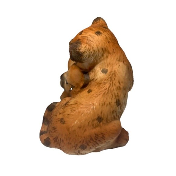 Homco Masterpiece Porcelain "Curious Cougars" Cubs Figurine 1993, Vintage, Cats - Picture 3 of 7